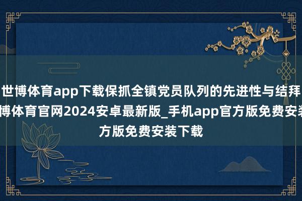 世博体育app下载保抓全镇党员队列的先进性与结拜性-世博体育官网2024安卓最新版_手机app官方版免费安装下载