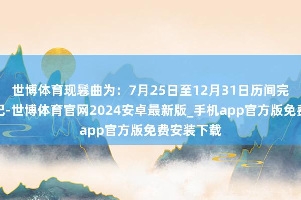 世博体育现鬈曲为：7月25日至12月31日历间完成转让登记-世博体育官网2024安卓最新版_手机app官方版免费安装下载