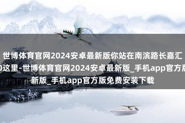 世博体育官网2024安卓最新版你站在南滨路长嘉汇弹子石阳光100这里-世博体育官网2024安卓最新版_手机app官方版免费安装下载