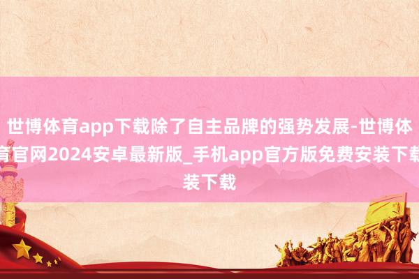 世博体育app下载除了自主品牌的强势发展-世博体育官网2024安卓最新版_手机app官方版免费安装下载