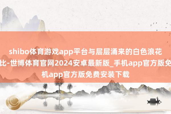 shibo体育游戏app平台与层层涌来的白色浪花变成显着对比-世博体育官网2024安卓最新版_手机app官方版免费安装下载