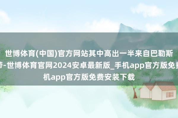 世博体育(中国)官方网站其中高出一半来自巴勒斯坦加沙地带-世博体育官网2024安卓最新版_手机app官方版免费安装下载