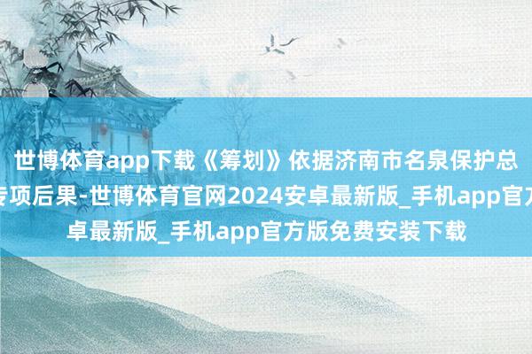 世博体育app下载《筹划》依据济南市名泉保护总体筹划联系地质专项后果-世博体育官网2024安卓最新版_手机app官方版免费安装下载