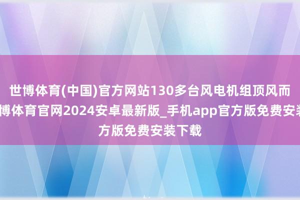 世博体育(中国)官方网站130多台风电机组顶风而立-世博体育官网2024安卓最新版_手机app官方版免费安装下载