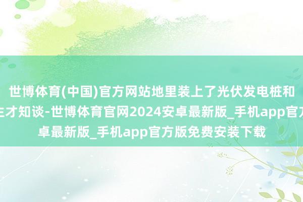 世博体育(中国)官方网站地里装上了光伏发电桩和发电池自后苏先生才知谈-世博体育官网2024安卓最新版_手机app官方版免费安装下载