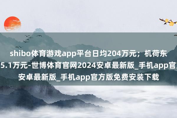 shibo体育游戏app平台日均204万元；机荷东段；路费收入5525.1万元-世博体育官网2024安卓最新版_手机app官方版免费安装下载