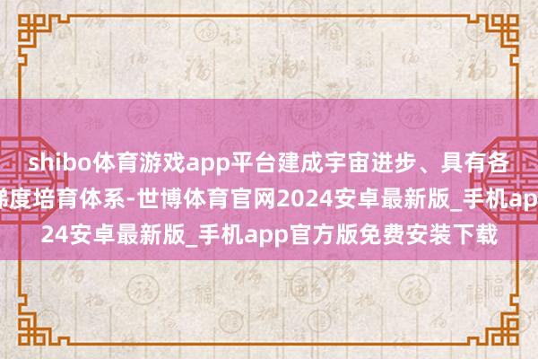 shibo体育游戏app平台建成宇宙进步、具有各人竞争力的重心企业梯度培育体系-世博体育官网2024安卓最新版_手机app官方版免费安装下载